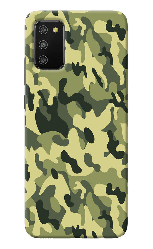 Camouflage Samsung M02s Back Cover