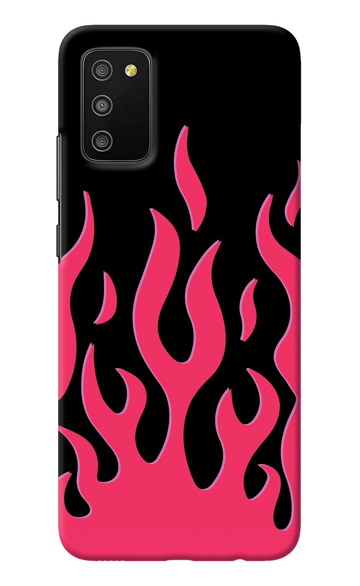 Fire Flames Samsung M02s Back Cover