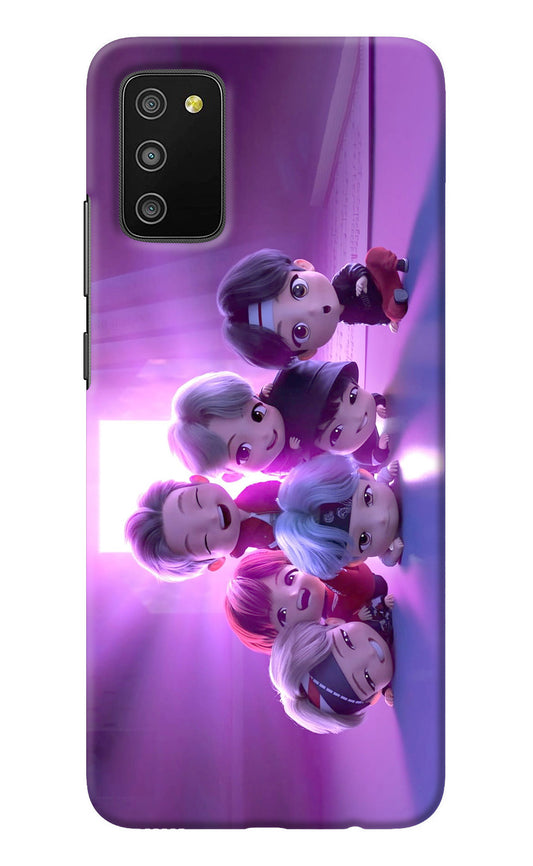 BTS Chibi Samsung M02s Back Cover