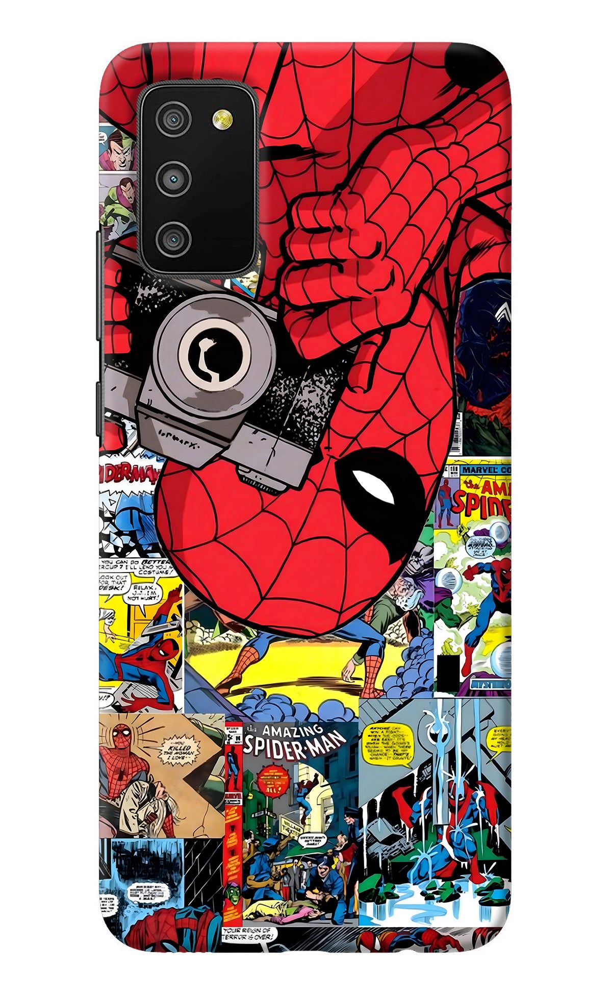 Spider Man Samsung M02s Back Cover