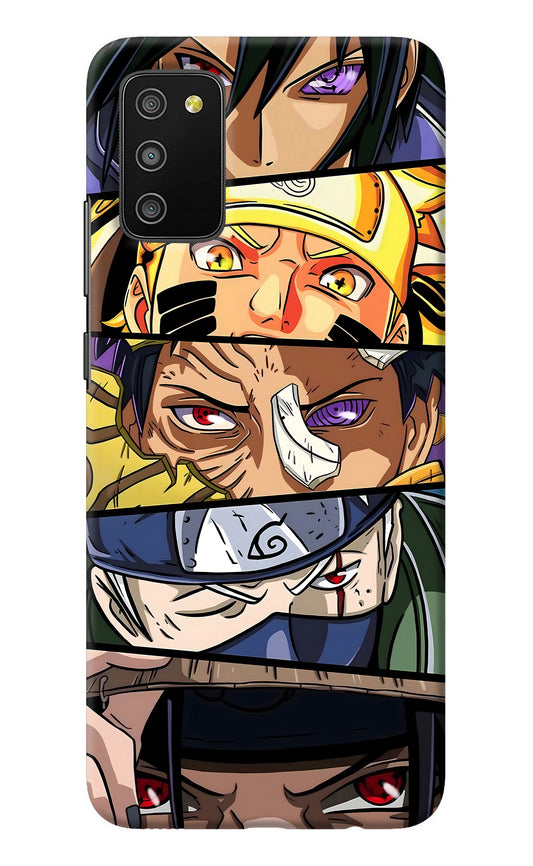 Naruto Character Samsung M02s Back Cover
