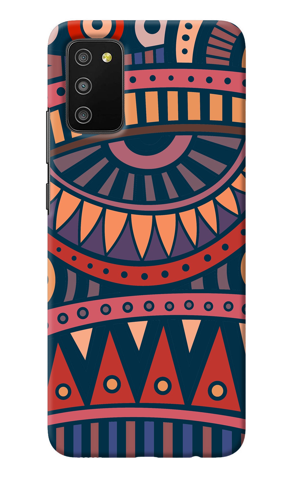 African Culture Design Samsung M02s Back Cover