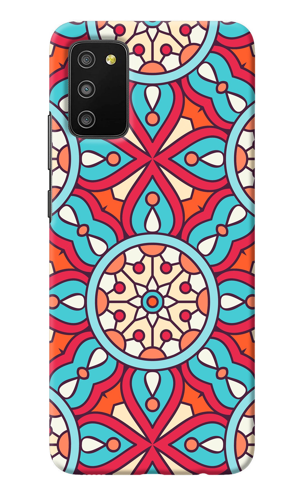 Mandala Geometric Samsung M02s Back Cover