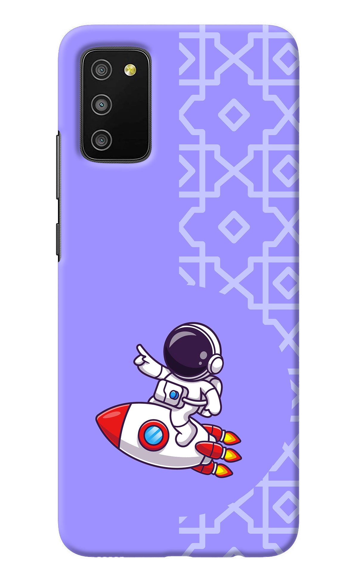 Cute Astronaut Samsung M02s Back Cover