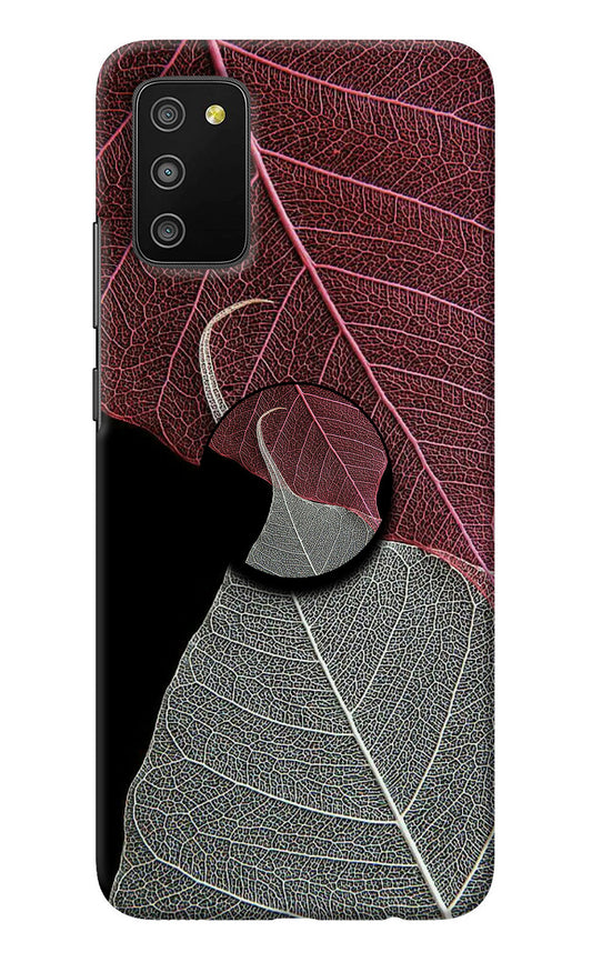 Leaf Pattern Samsung M02s Pop Case
