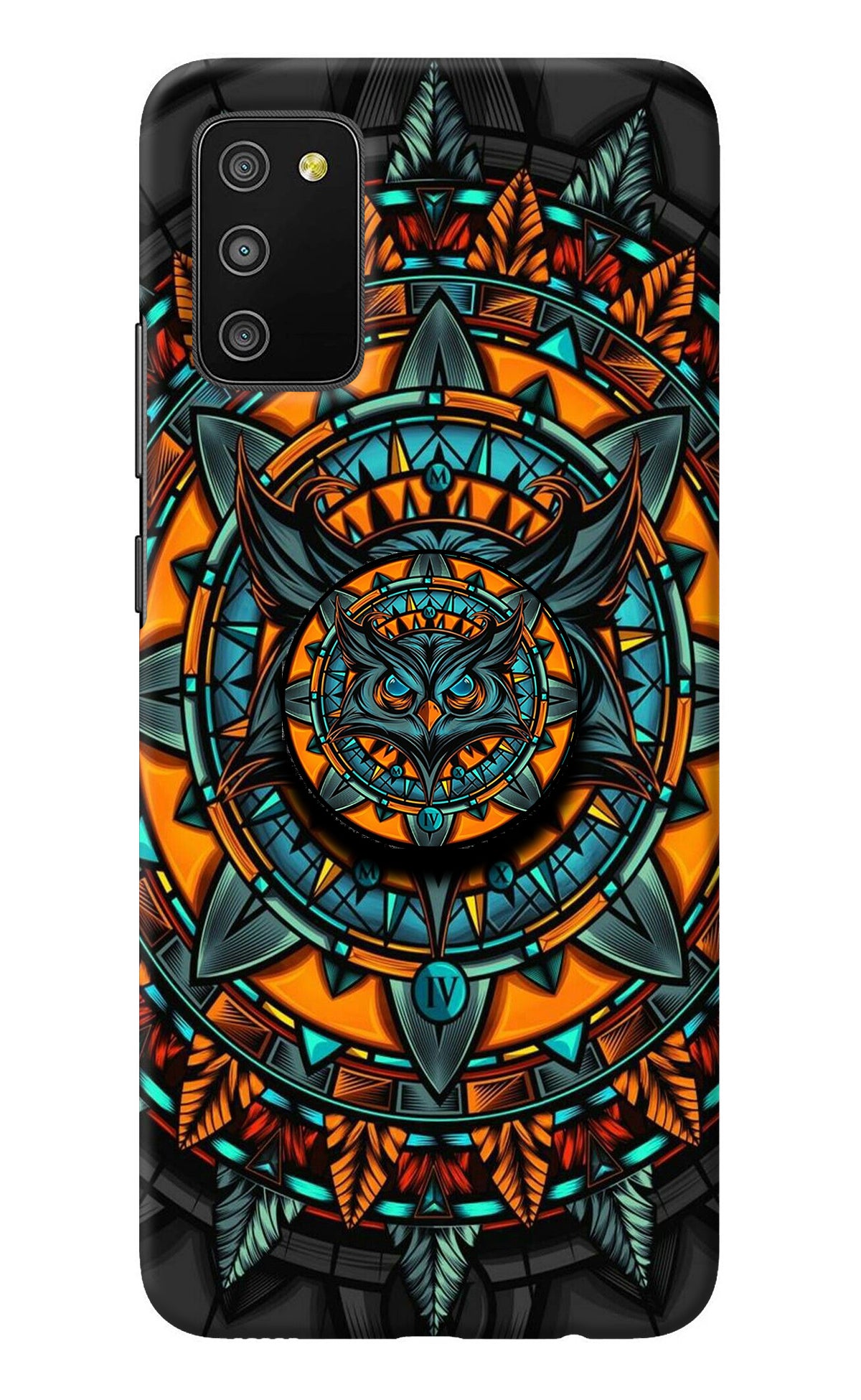 Angry Owl Samsung M02s Pop Case