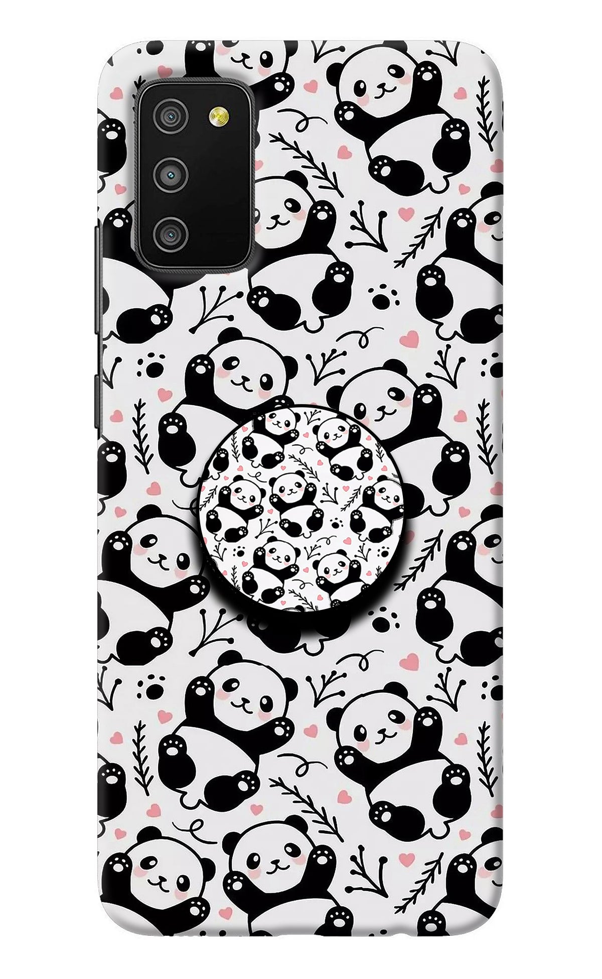 Cute Panda Samsung M02s Pop Case