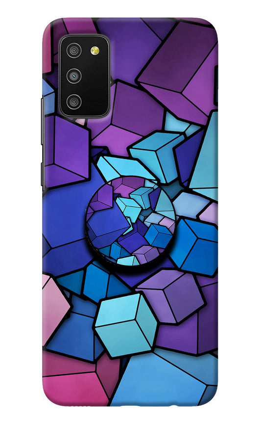 Cubic Abstract Samsung M02s Pop Case