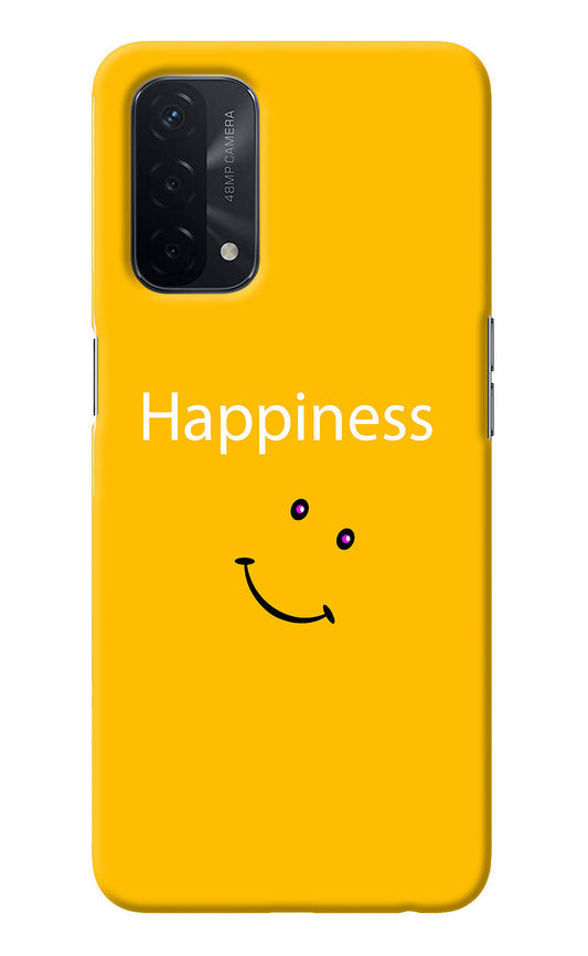 Happiness With Smiley Oppo A74 5G Back Cover