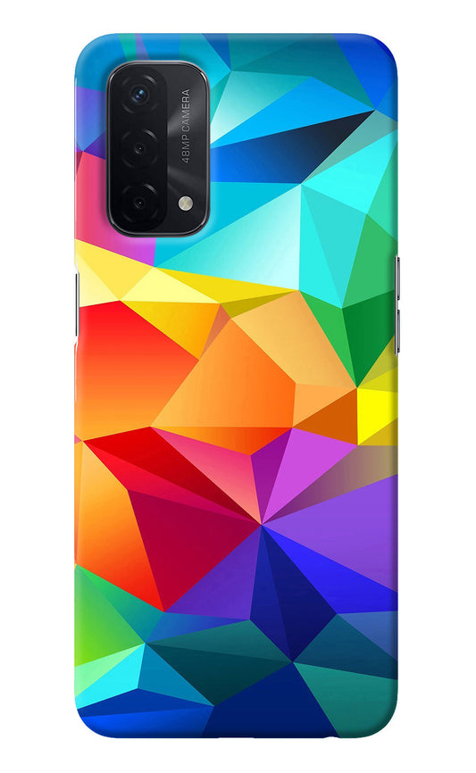 Abstract Pattern Oppo A74 5G Back Cover
