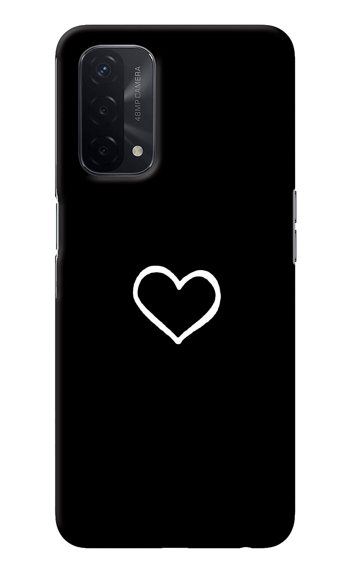 Heart Oppo A74 5G Back Cover