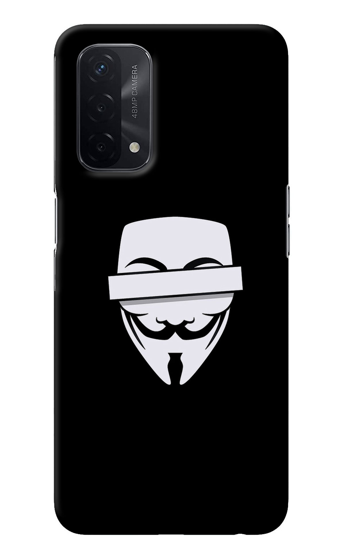 Anonymous Face Oppo A74 5G Back Cover