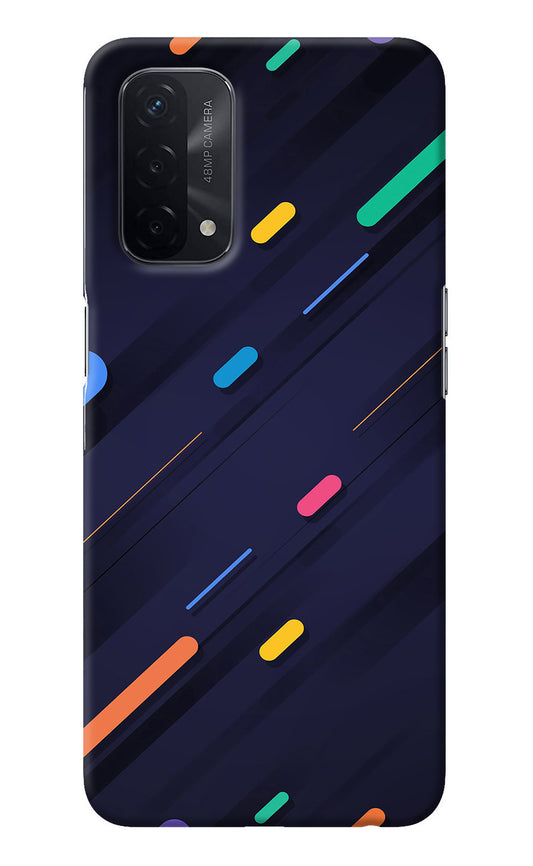 Abstract Design Oppo A74 5G Back Cover
