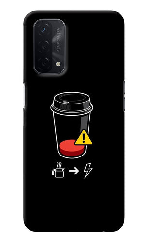 Coffee Oppo A74 5G Back Cover