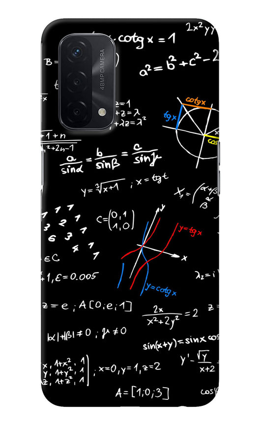 Mathematics Formula Oppo A74 5G Back Cover
