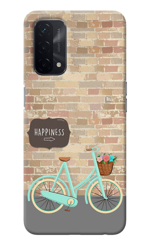 Happiness Artwork Oppo A74 5G Back Cover
