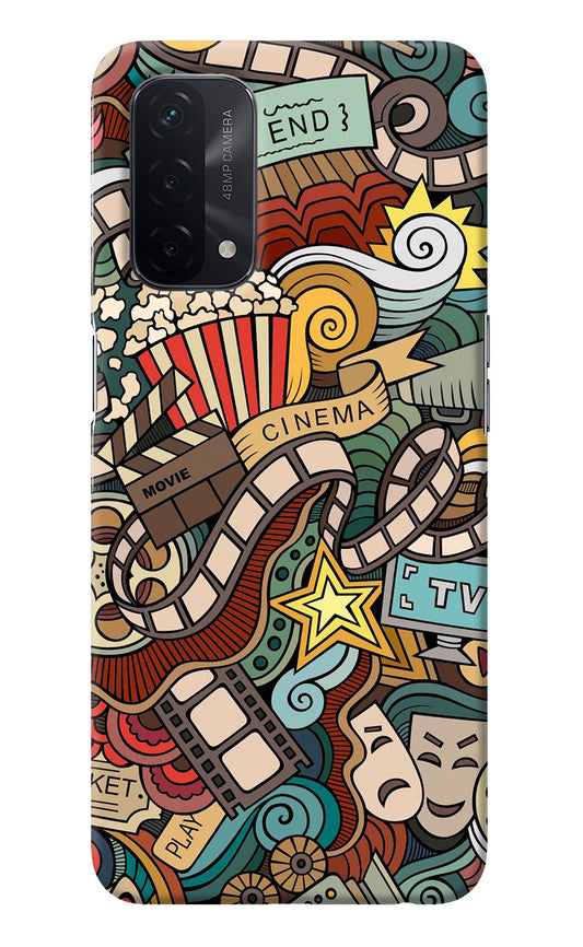 Cinema Abstract Oppo A74 5G Back Cover