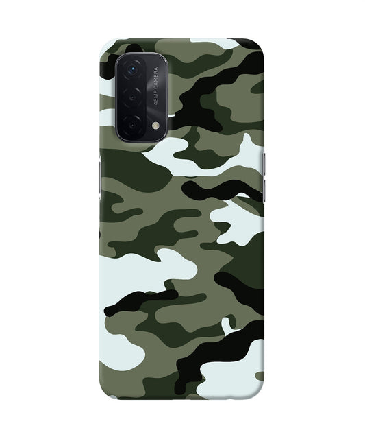 Camouflage Oppo A74 5G Back Cover