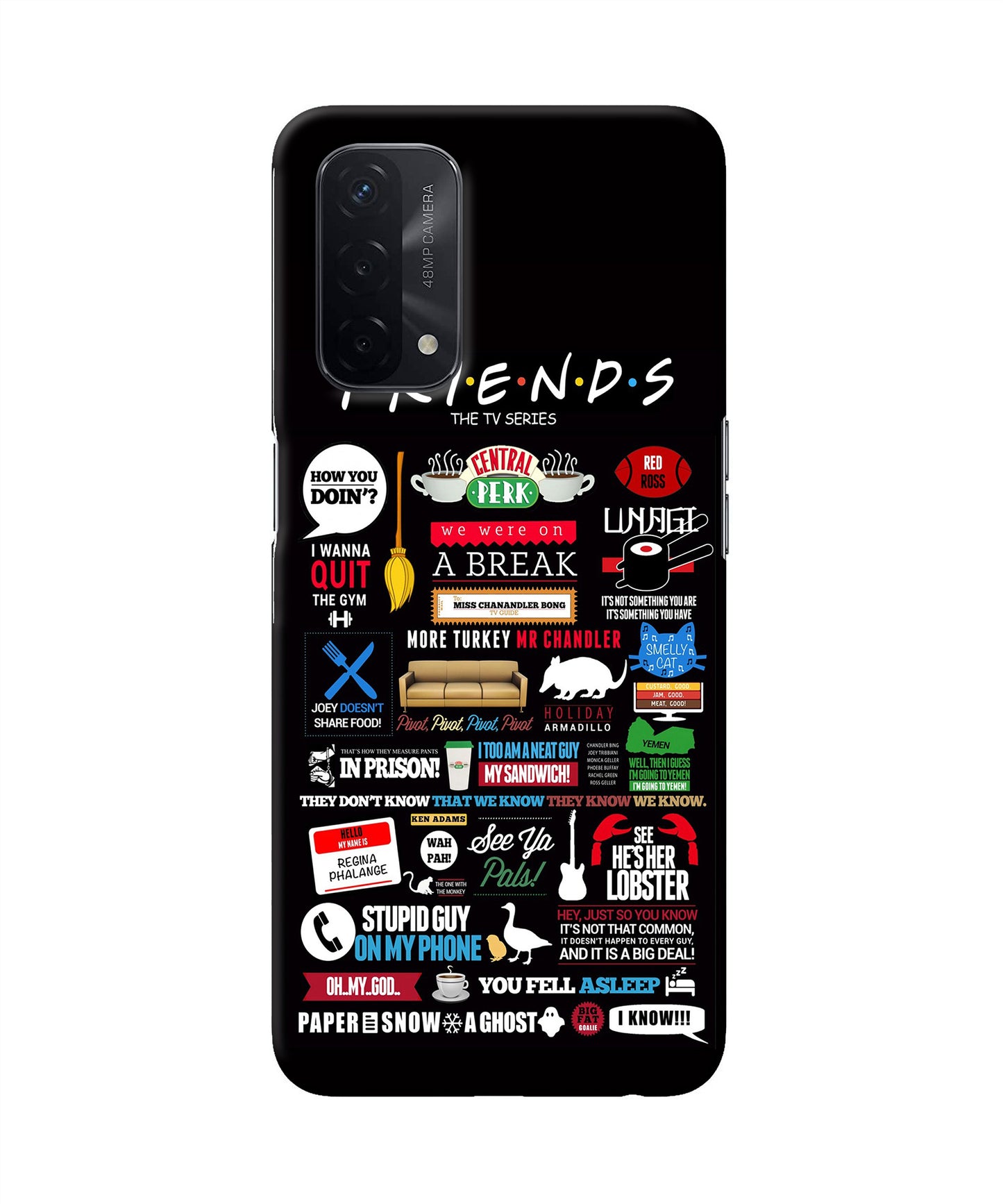 FRIENDS Oppo A74 5G Back Cover