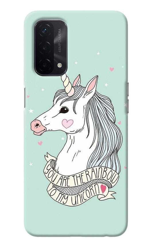 Unicorn Wallpaper Oppo A74 5G Back Cover