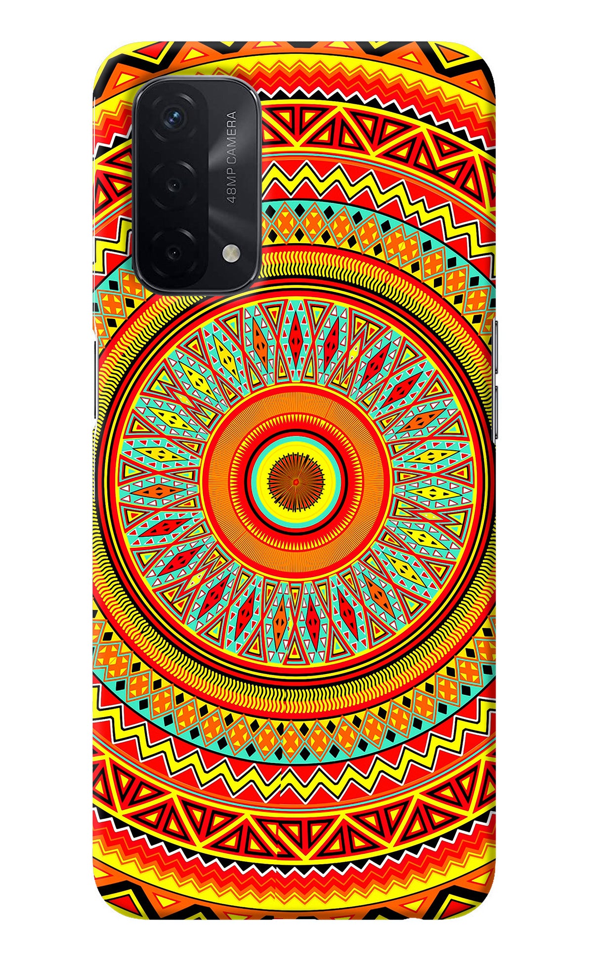 Mandala Pattern Oppo A74 5G Back Cover