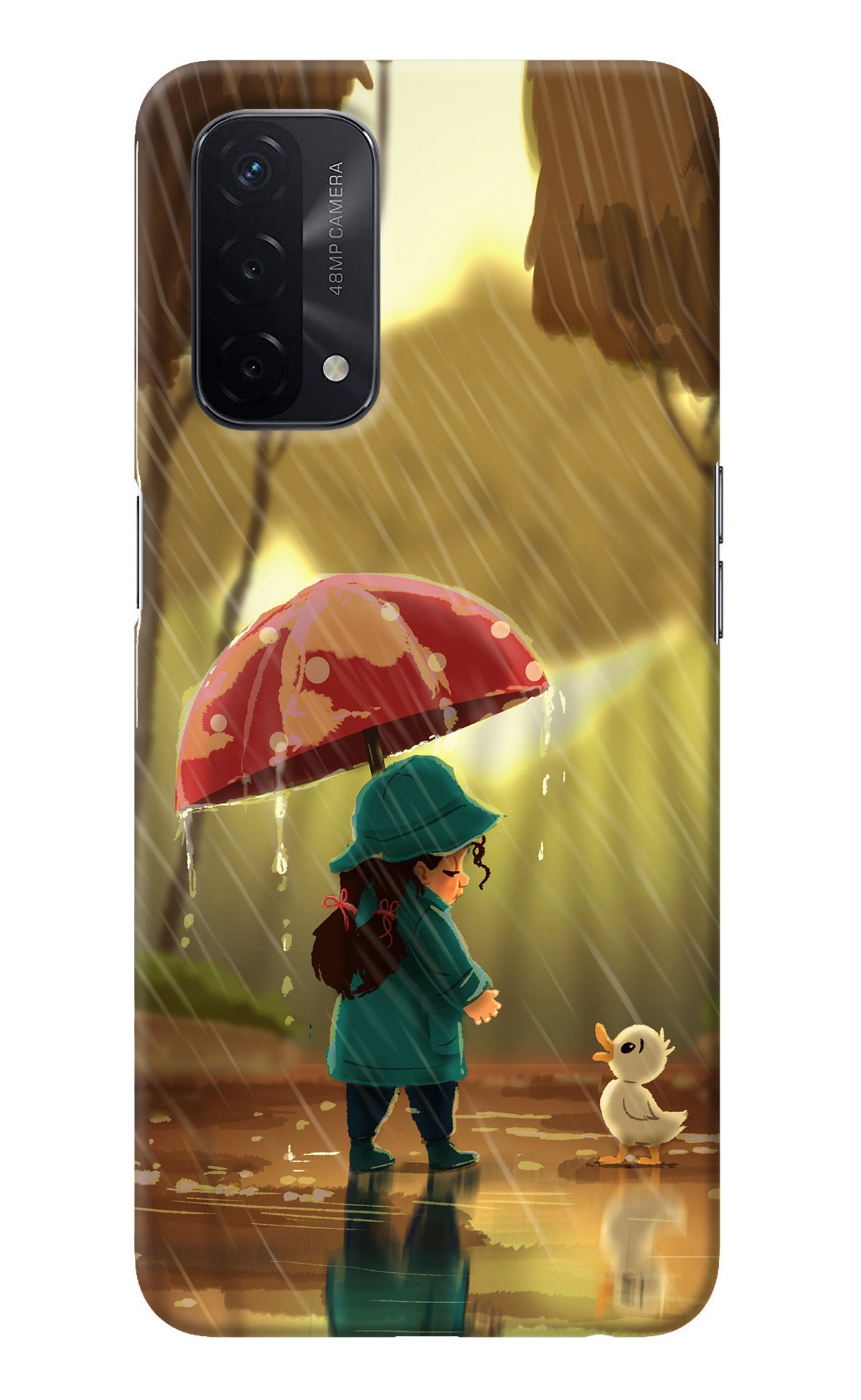 Rainy Day Oppo A74 5G Back Cover