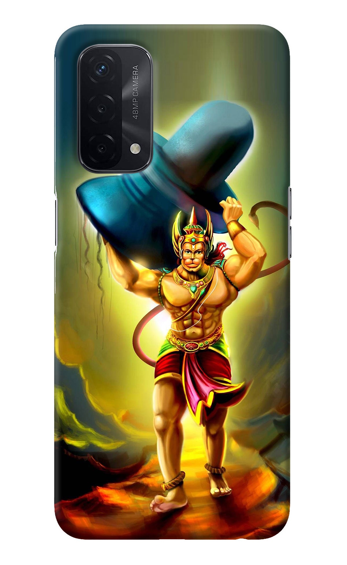 Lord Hanuman Oppo A74 5G Back Cover