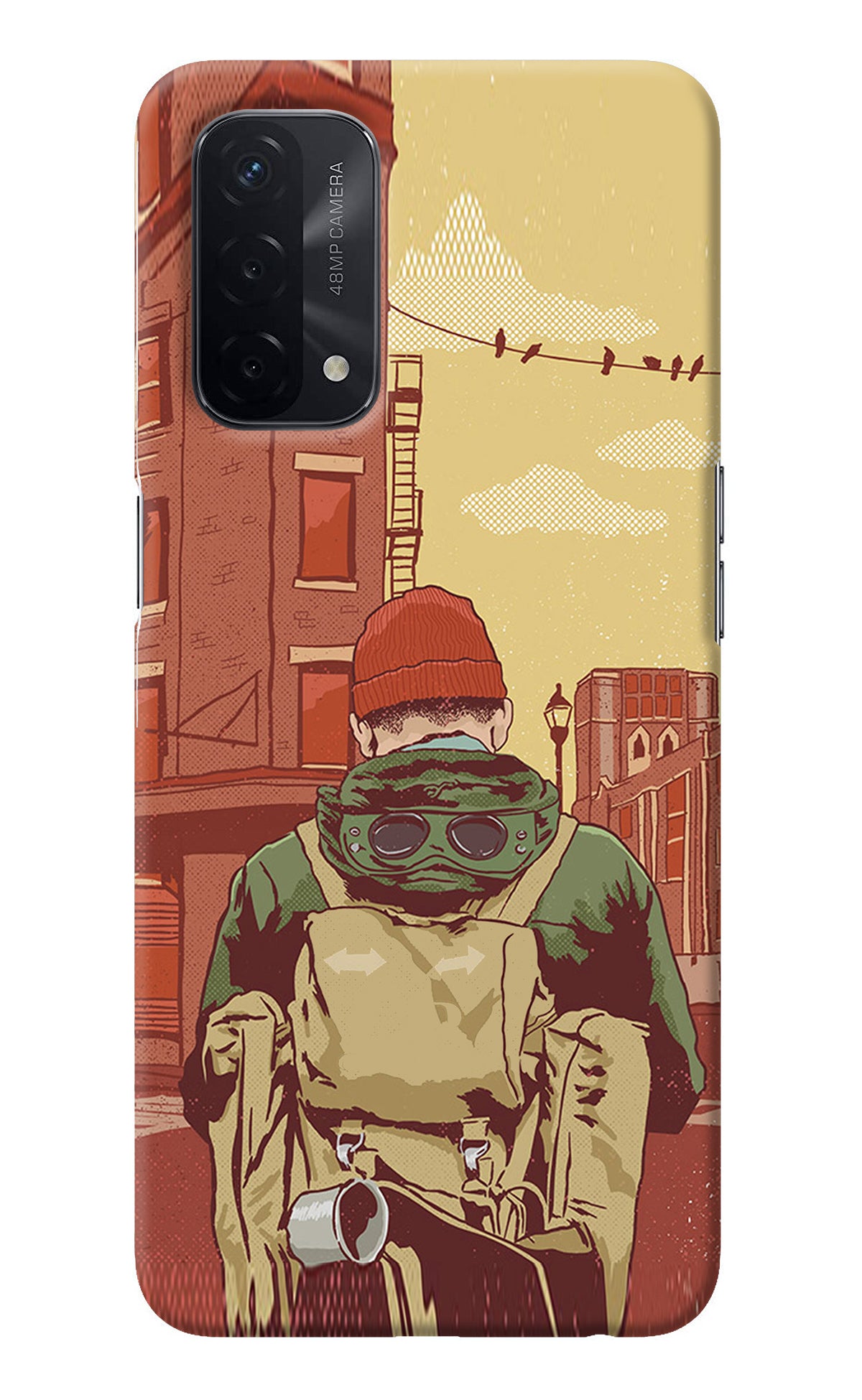 Adventurous Oppo A74 5G Back Cover