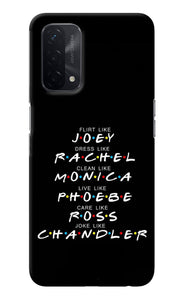 FRIENDS Character Oppo A74 5G Back Cover