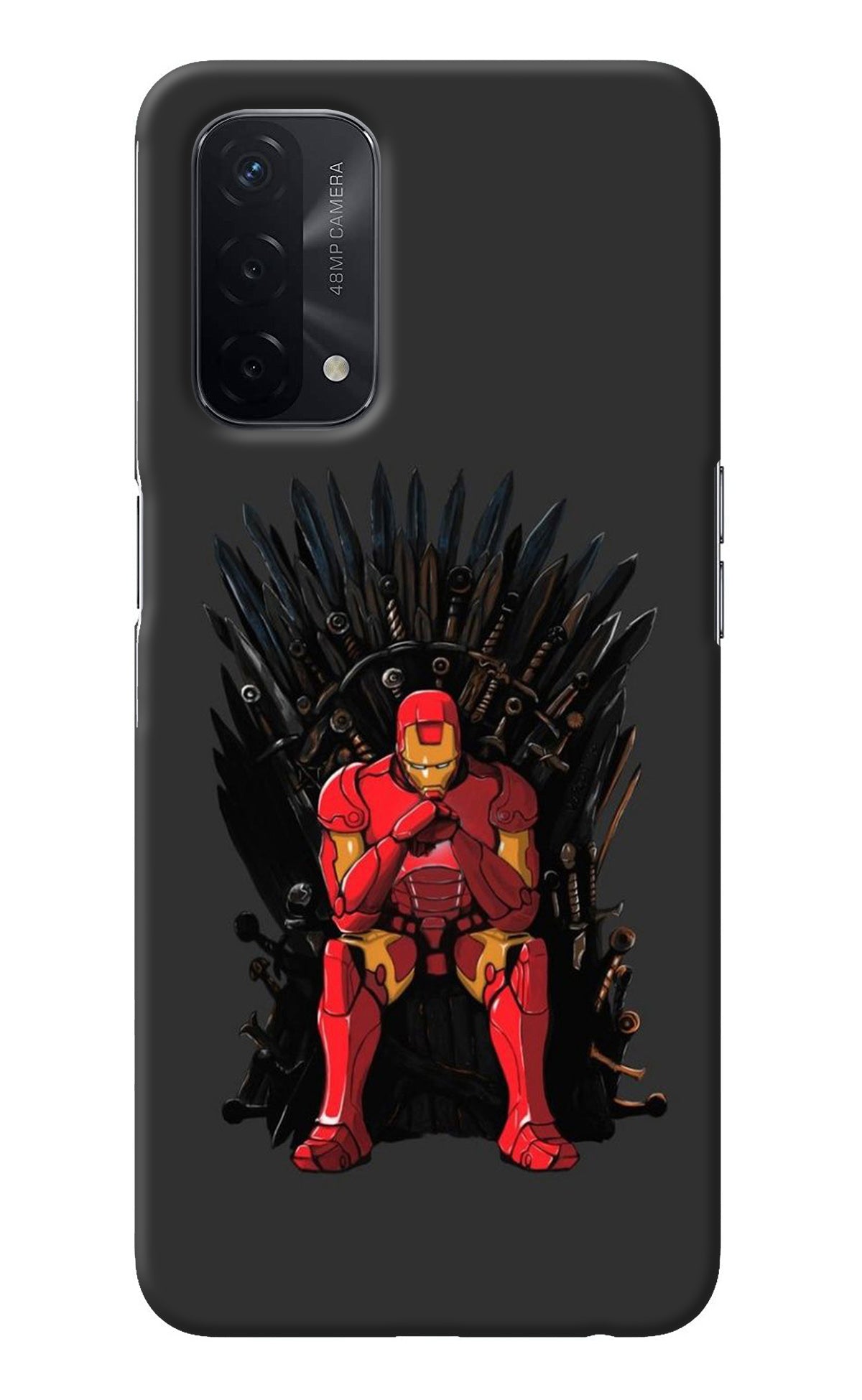 Ironman Throne Oppo A74 5G Back Cover