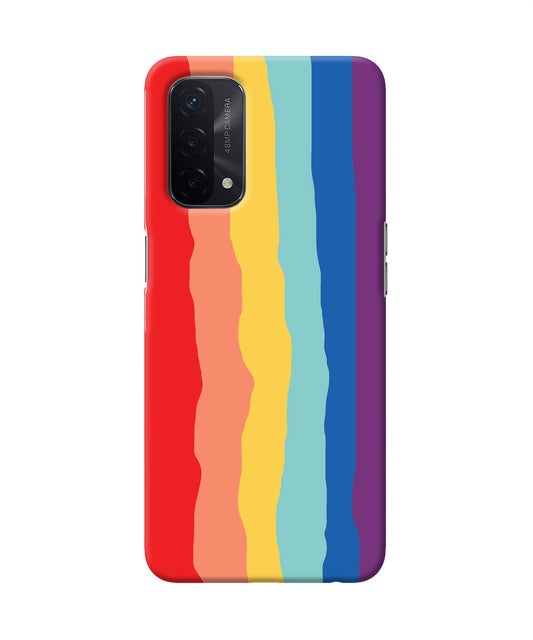 Rainbow Oppo A74 5G Back Cover