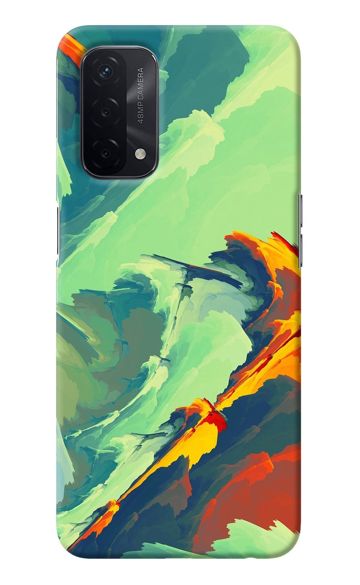 Paint Art Oppo A74 5G Back Cover