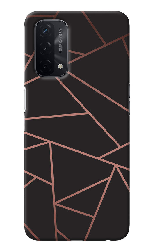 Geometric Pattern Oppo A74 5G Back Cover