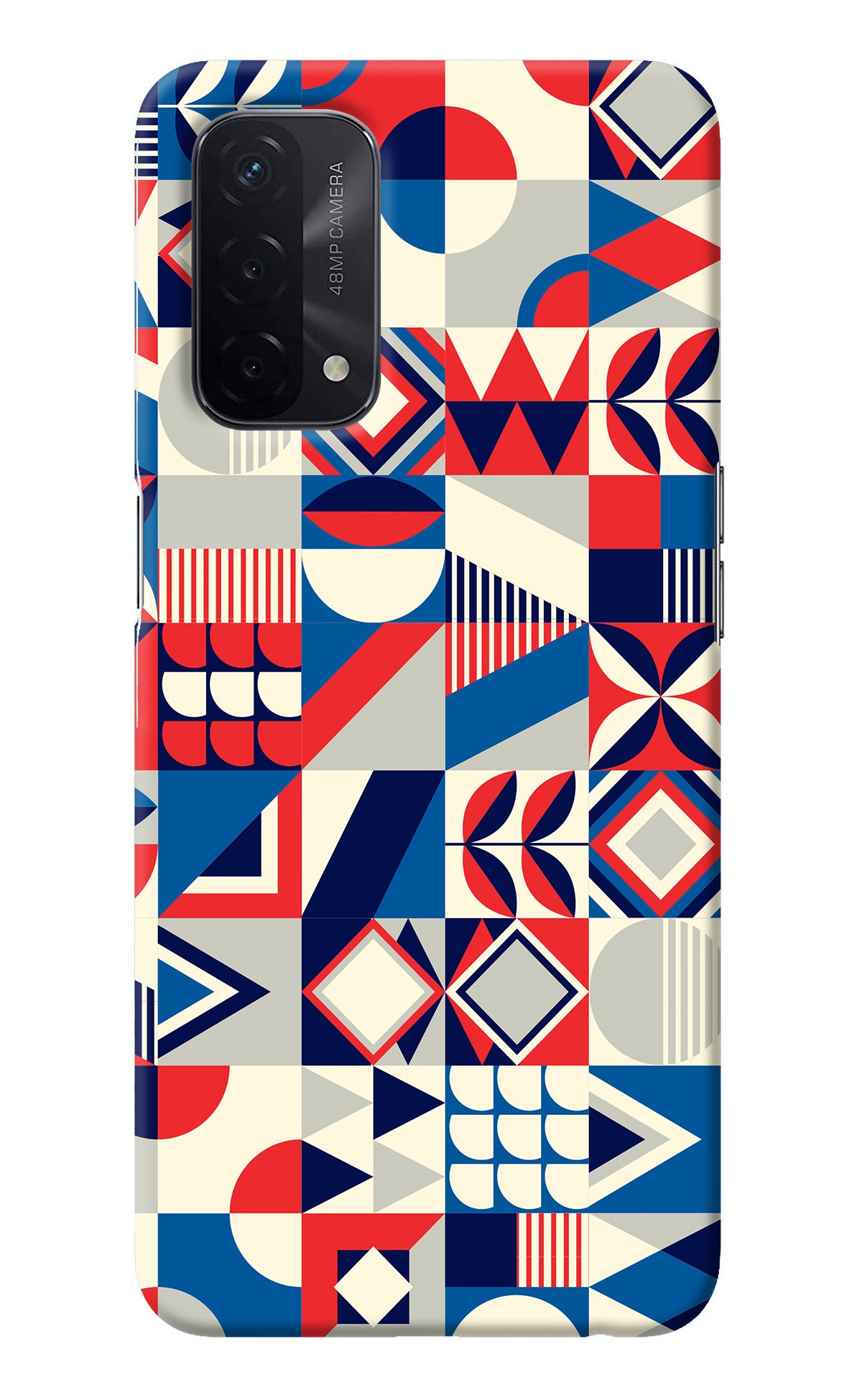 Colorful Pattern Oppo A74 5G Back Cover