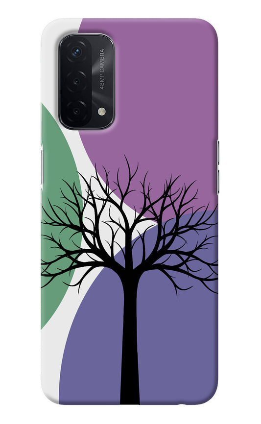 Tree Art Oppo A74 5G Back Cover