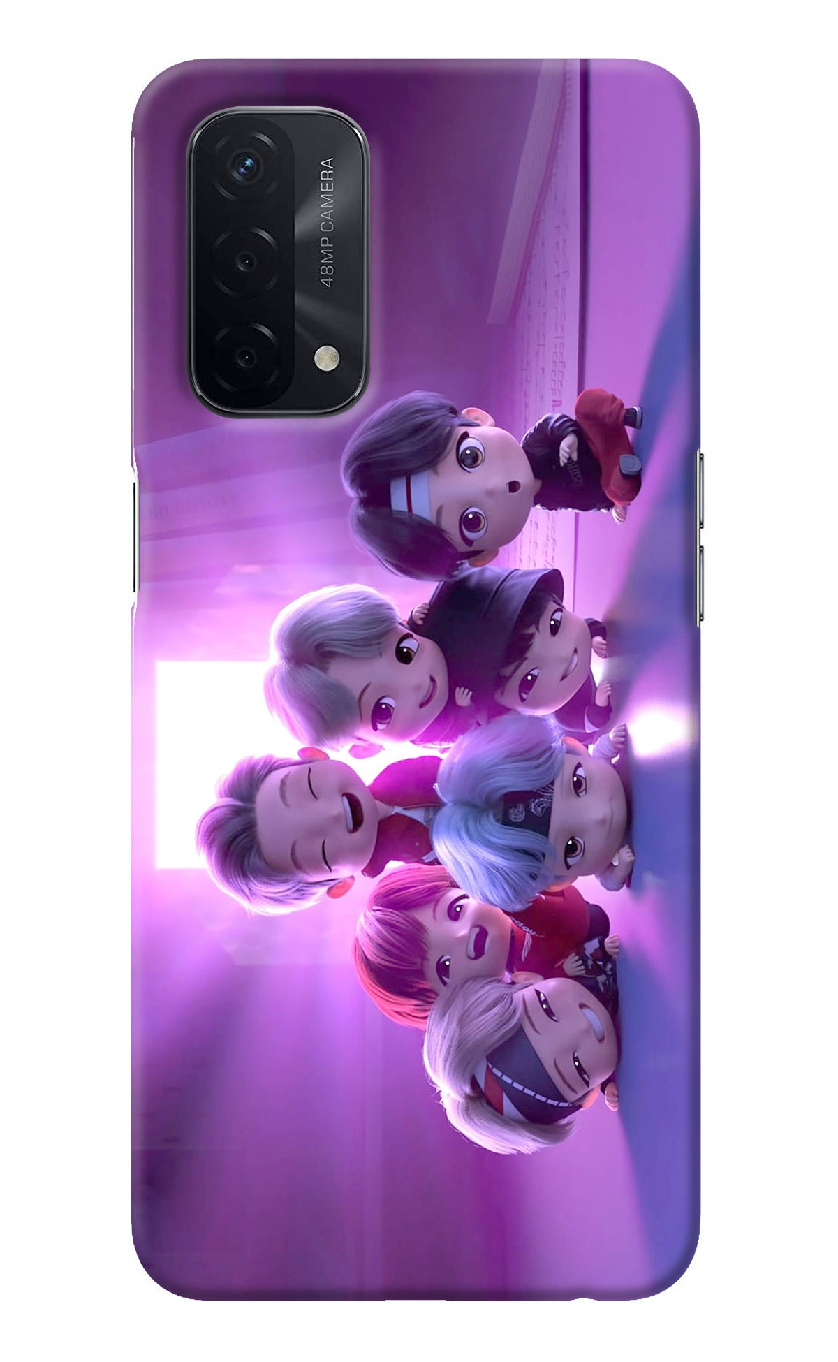 BTS Chibi Oppo A74 5G Back Cover