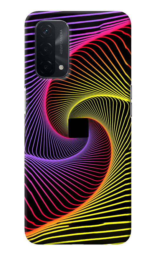 Colorful Strings Oppo A74 5G Back Cover