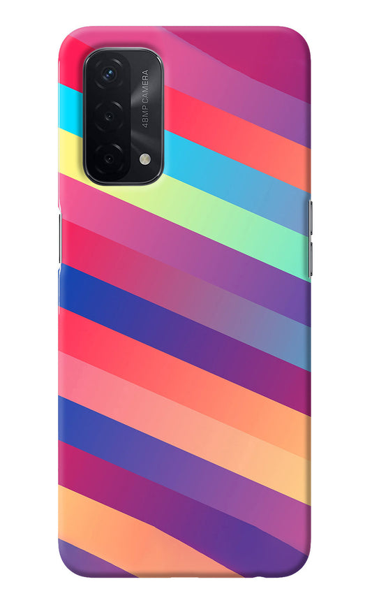 Stripes color Oppo A74 5G Back Cover