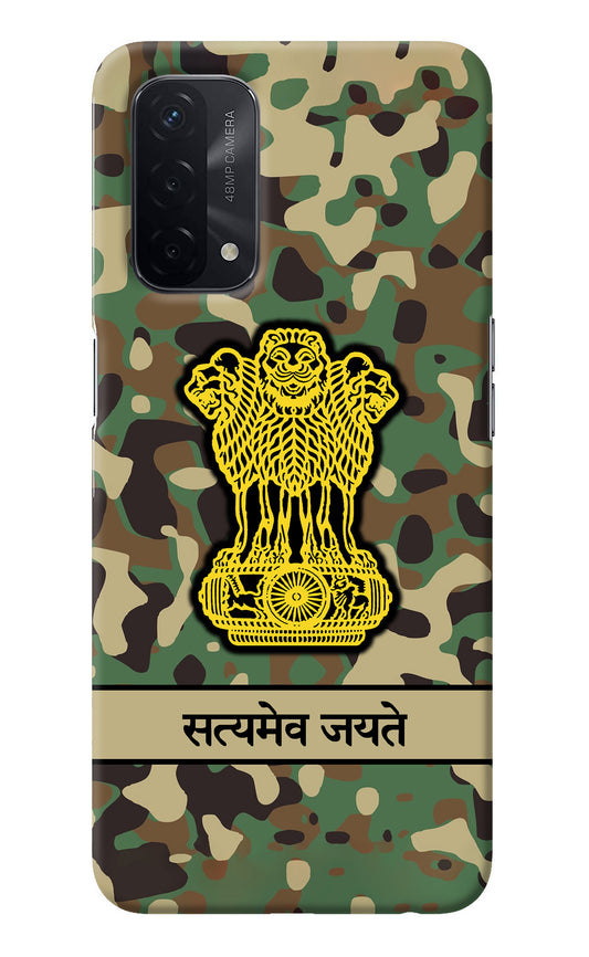 Satyamev Jayate Army Oppo A74 5G Back Cover