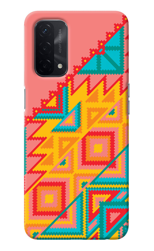 Aztec Tribal Oppo A74 5G Back Cover