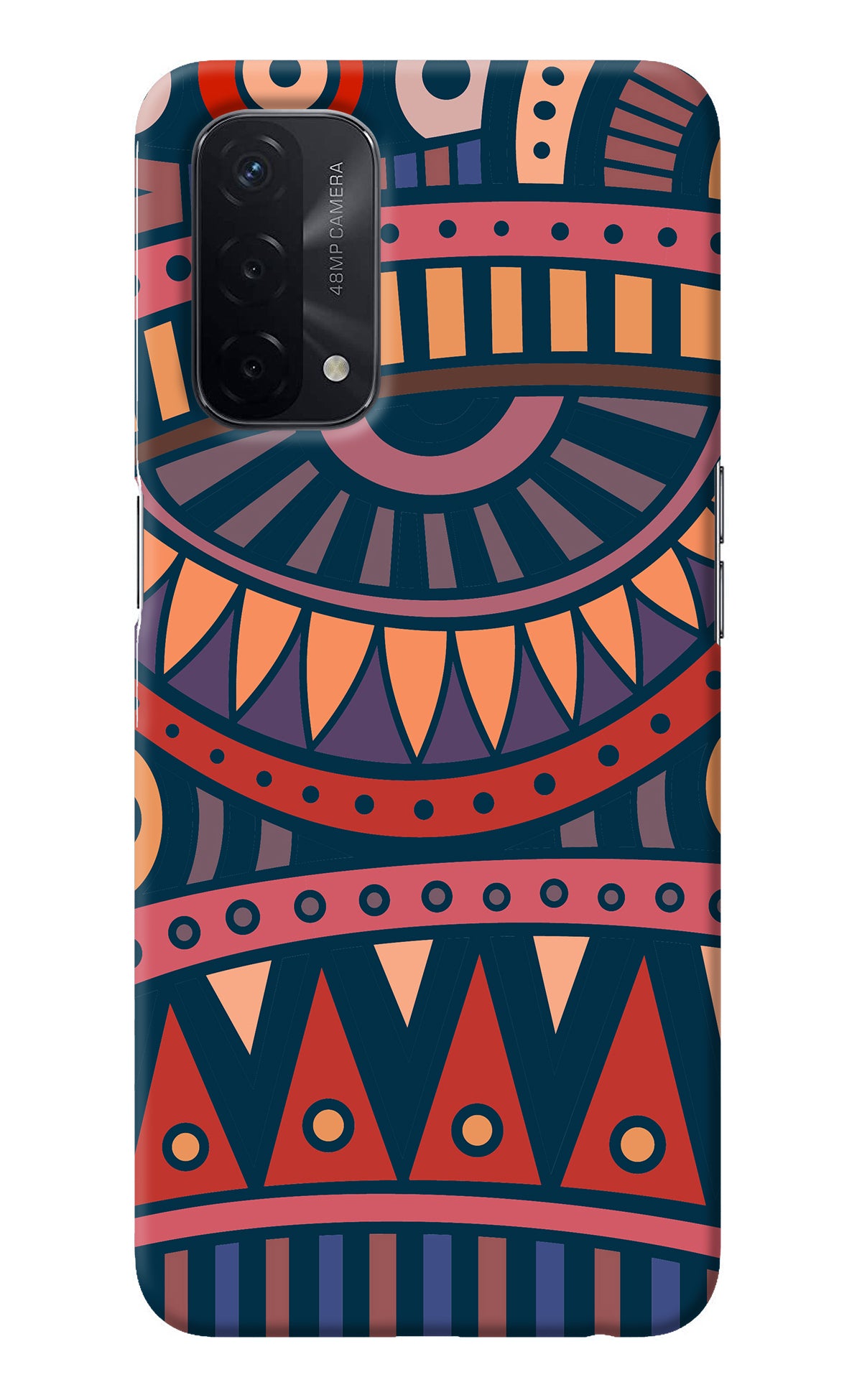 African Culture Design Oppo A74 5G Back Cover