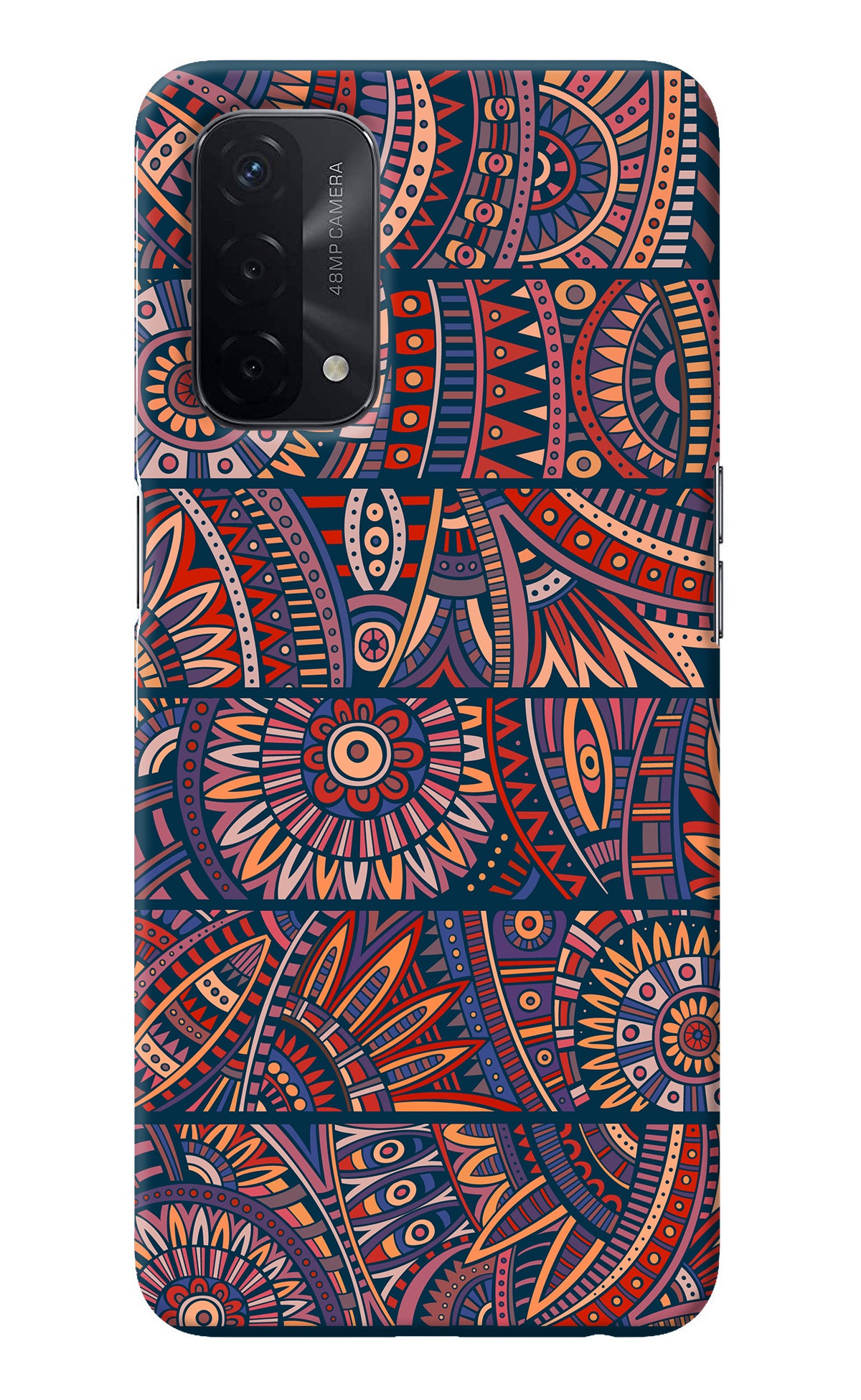 African Culture Design Oppo A74 5G Back Cover