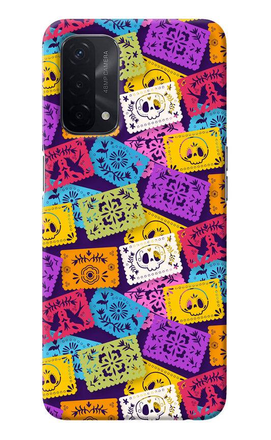 Mexican Pattern Oppo A74 5G Back Cover