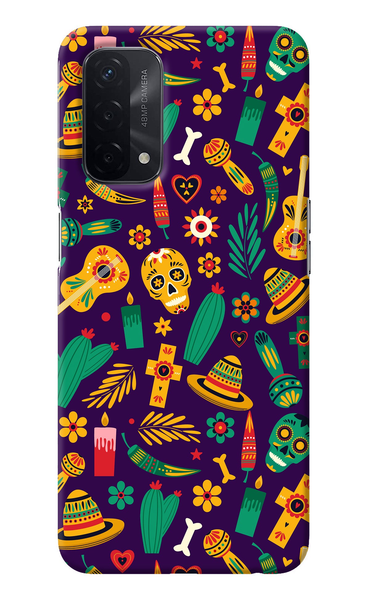 Mexican Artwork Oppo A74 5G Back Cover