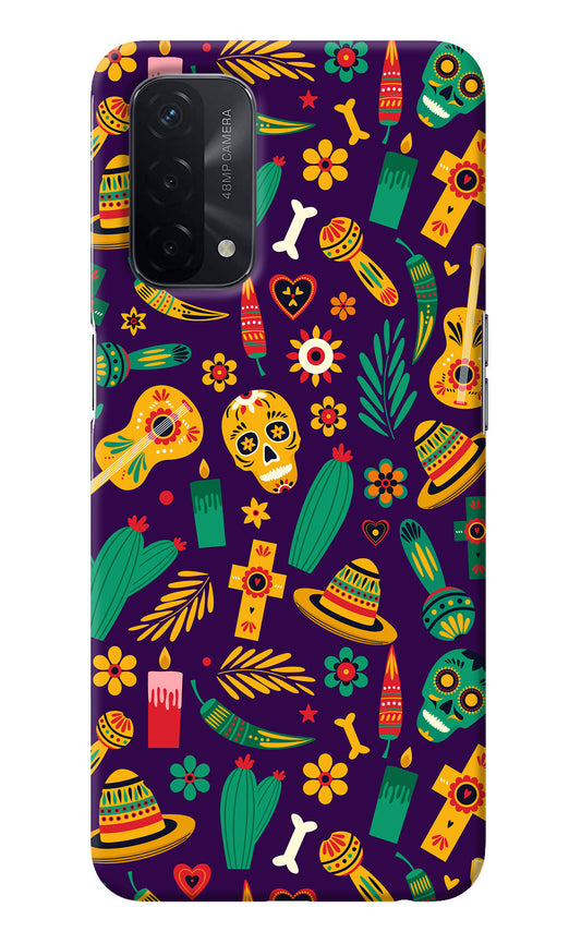 Mexican Artwork Oppo A74 5G Back Cover