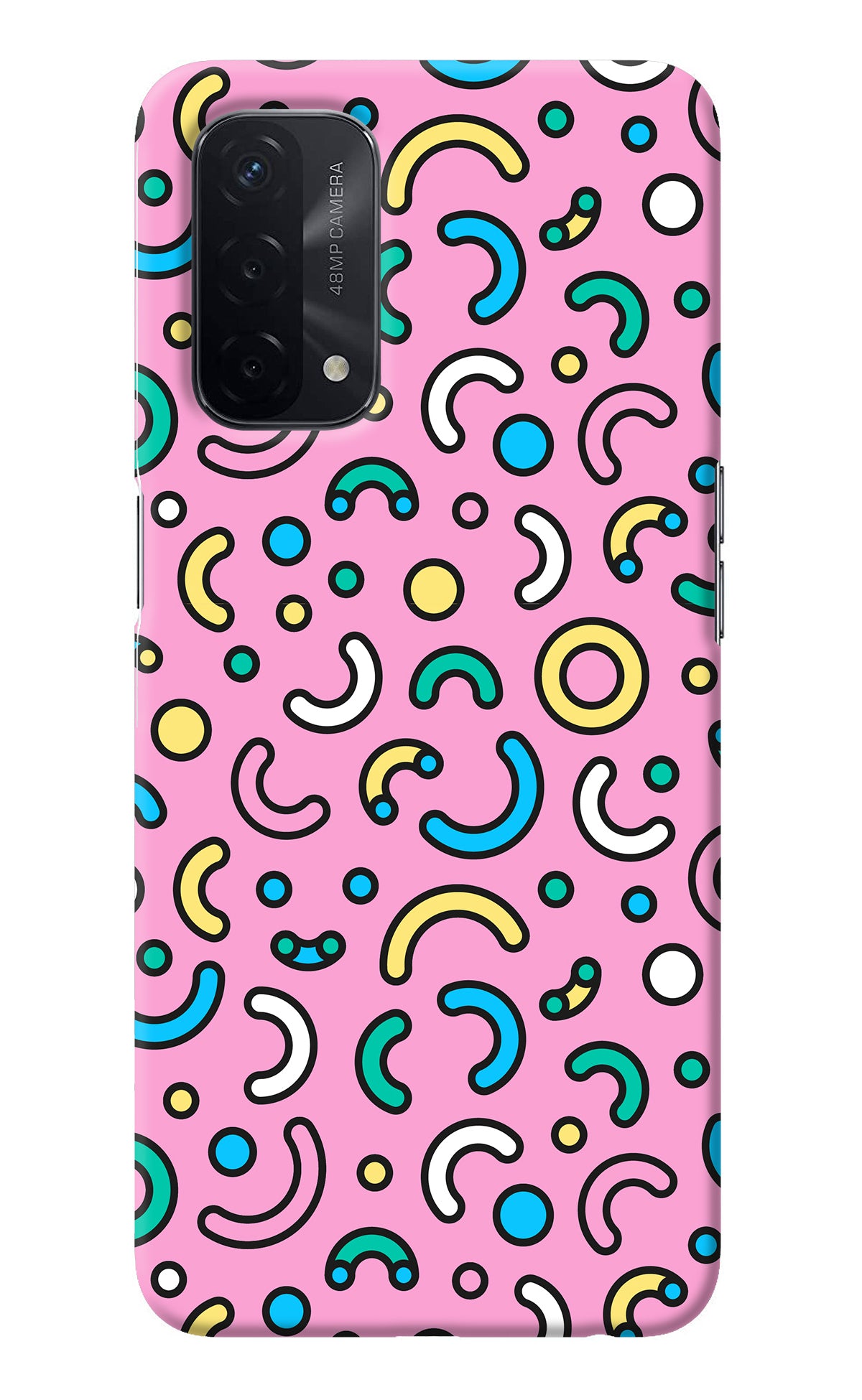 Memphis Design Oppo A74 5G Back Cover