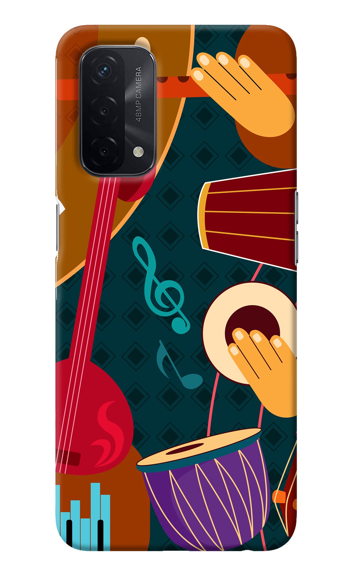 Music Instrument Oppo A74 5G Back Cover