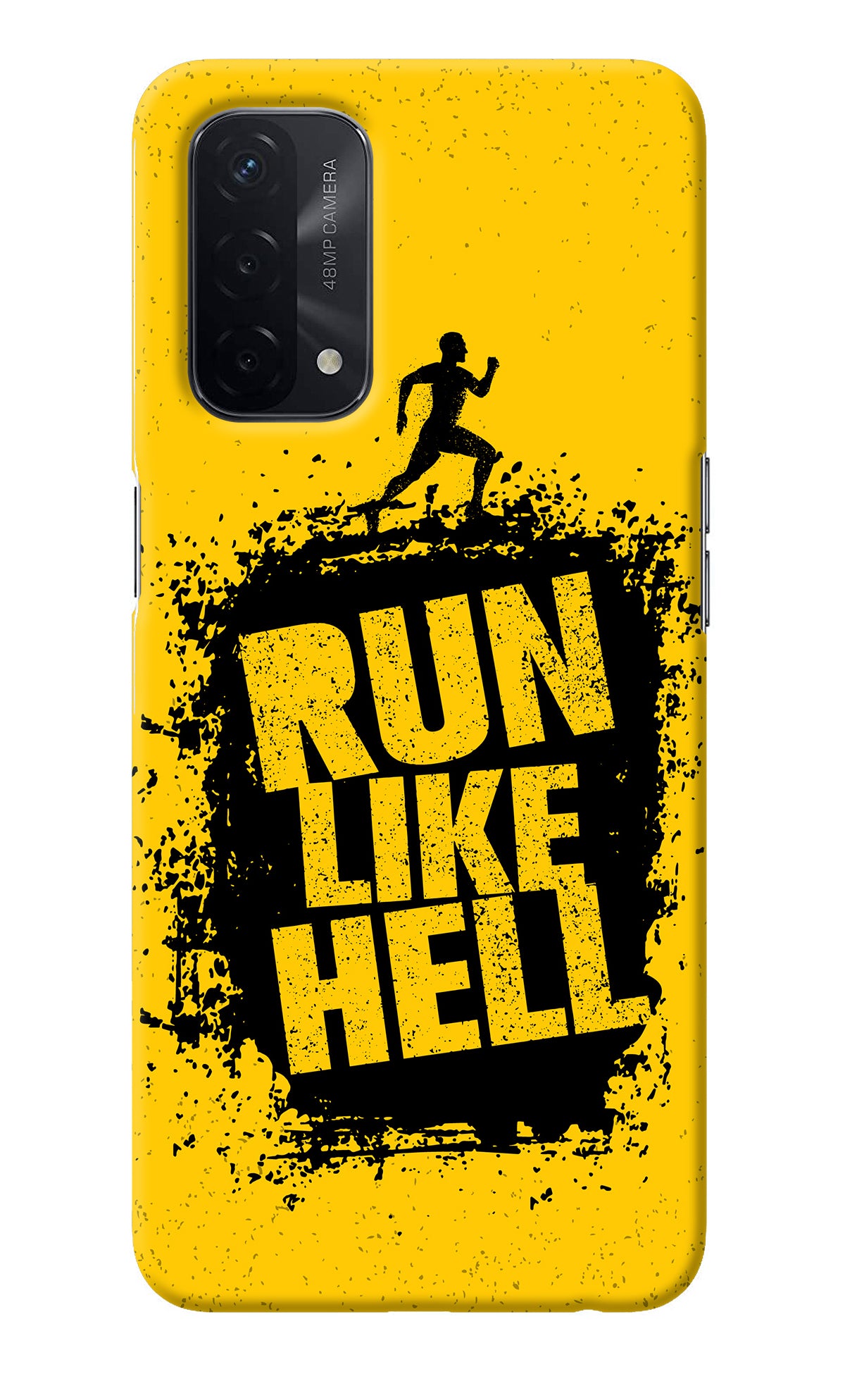 Run Like Hell Oppo A74 5G Back Cover
