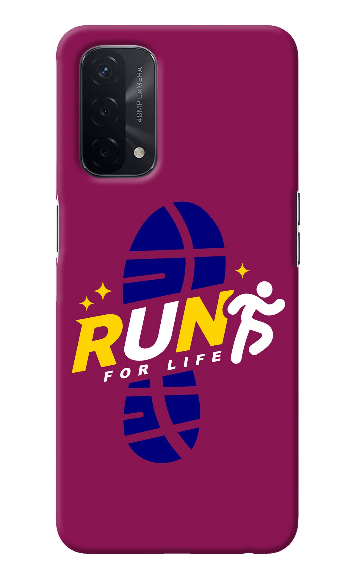 Run for Life Oppo A74 5G Back Cover