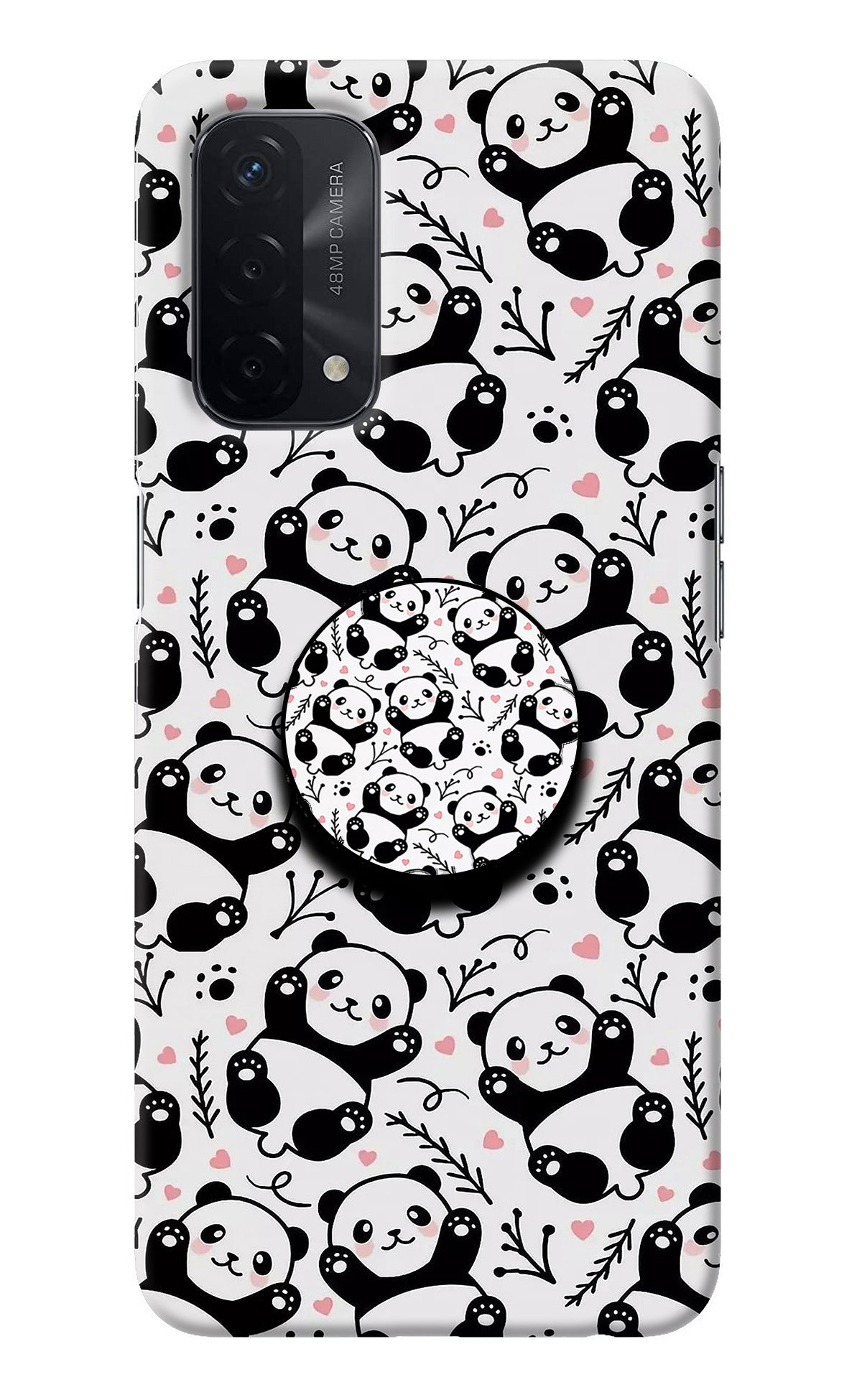 Cute Panda Oppo A74 5G Pop Case